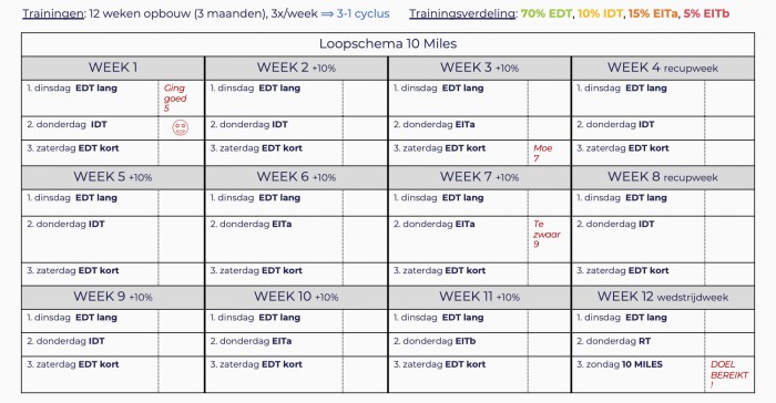 Trainingsplan 11