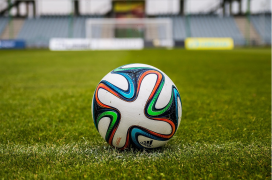 Omslagfoto sportvoeding voorbereiding voetbal