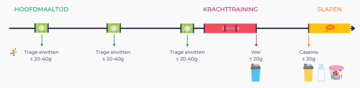 Timing eiwitten voor krachttraining