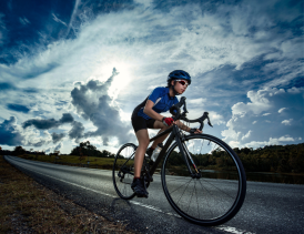 Menstruatiecyclus fietster omslagfoto