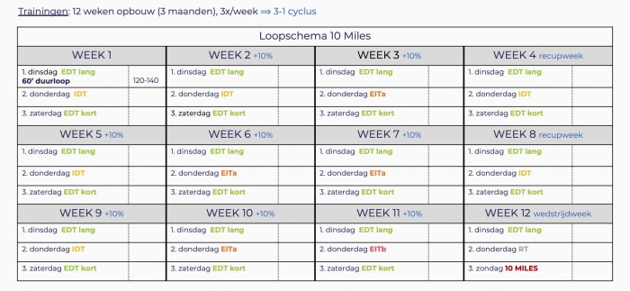 Trainingsplan 6